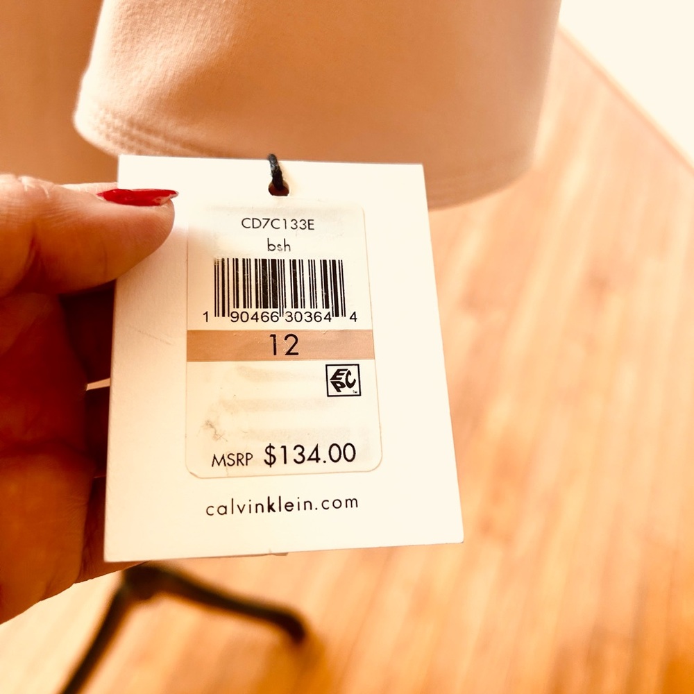 Calvin Klein Blush / soft pink Dress NWT size 12 - Picture 8 of 11